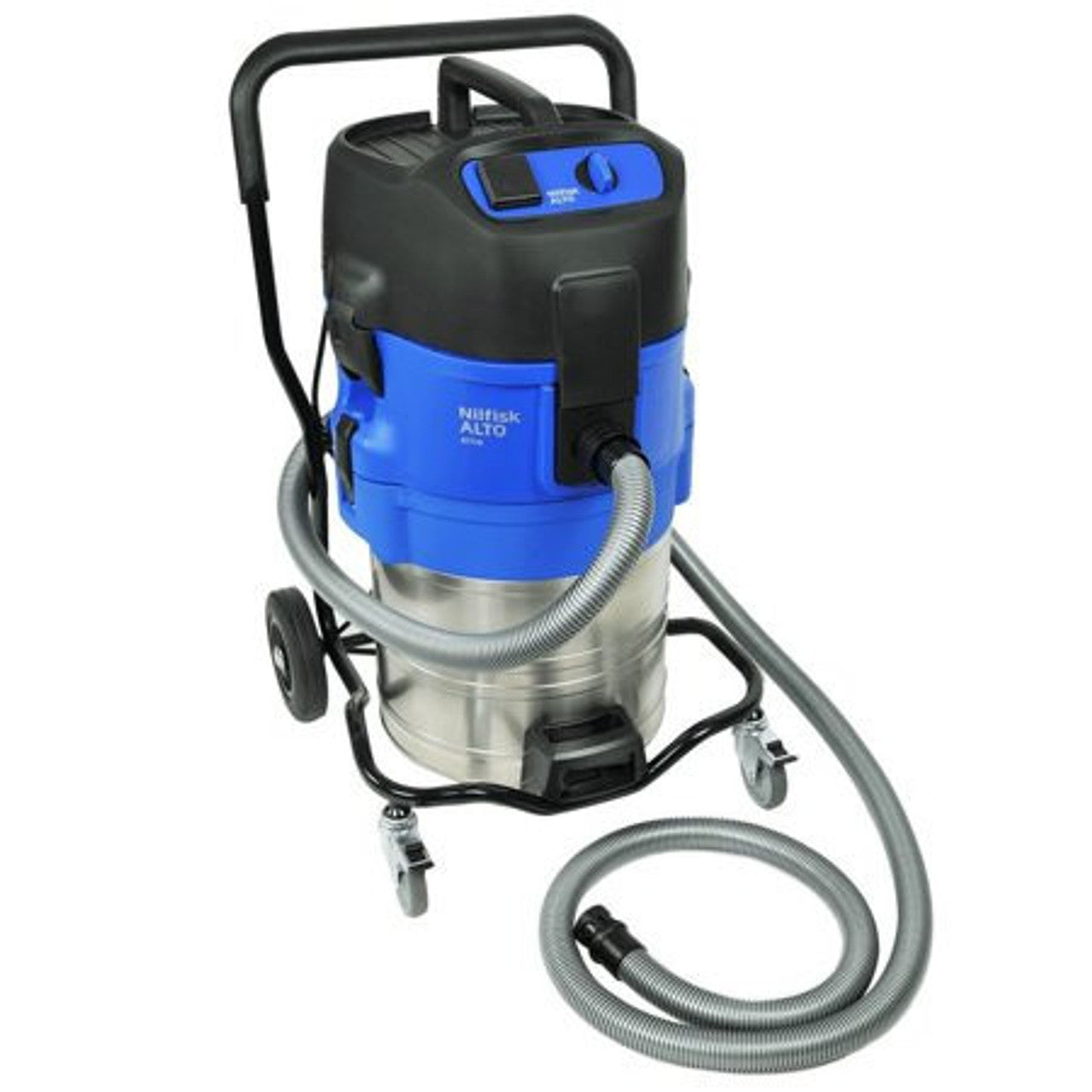 Nilfisk Attix 19 AE, Wet Dry Vacuum, Shop Vac, Pump Out, 19 Gallon, 140CFM, 1000 Watt Motor, With Tool Kit, 302001541