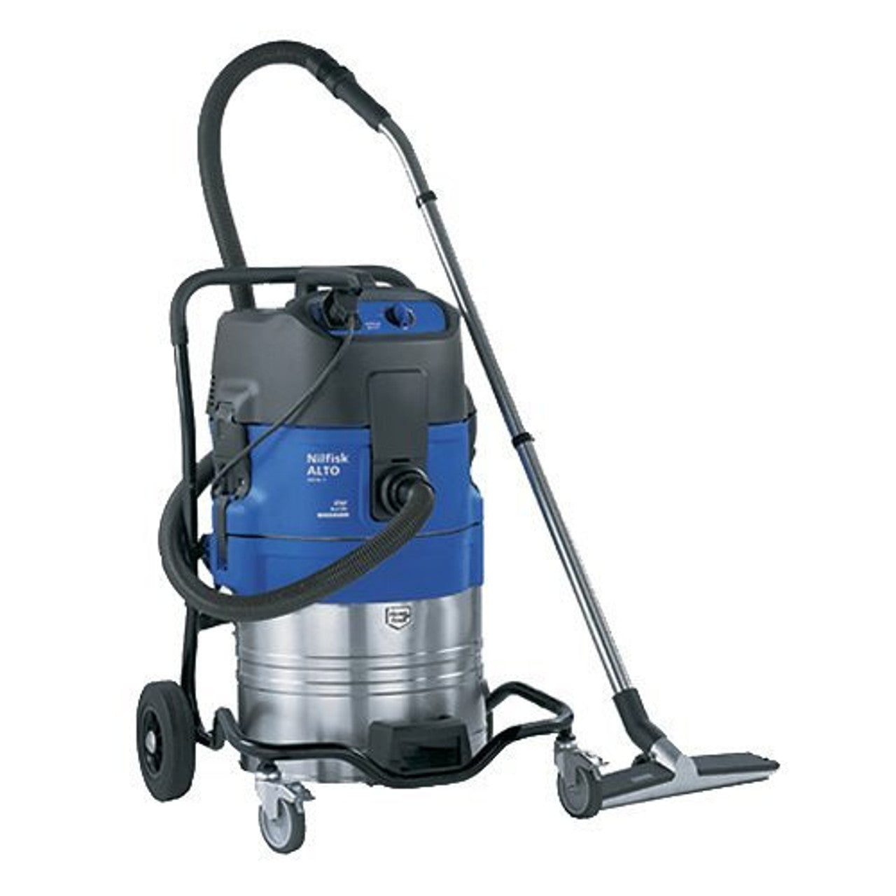 Nilfisk Attix 19 AE, Wet Dry Vacuum, Shop Vac, Pump Out, 19 Gallon, 140CFM, 1000 Watt Motor, With Tool Kit, 302001541