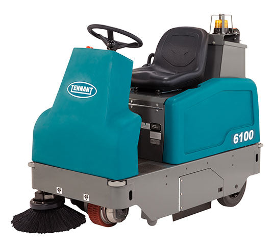 Tennant 6100 | 30&quot; Ride-On Floor Sweeper, Battery