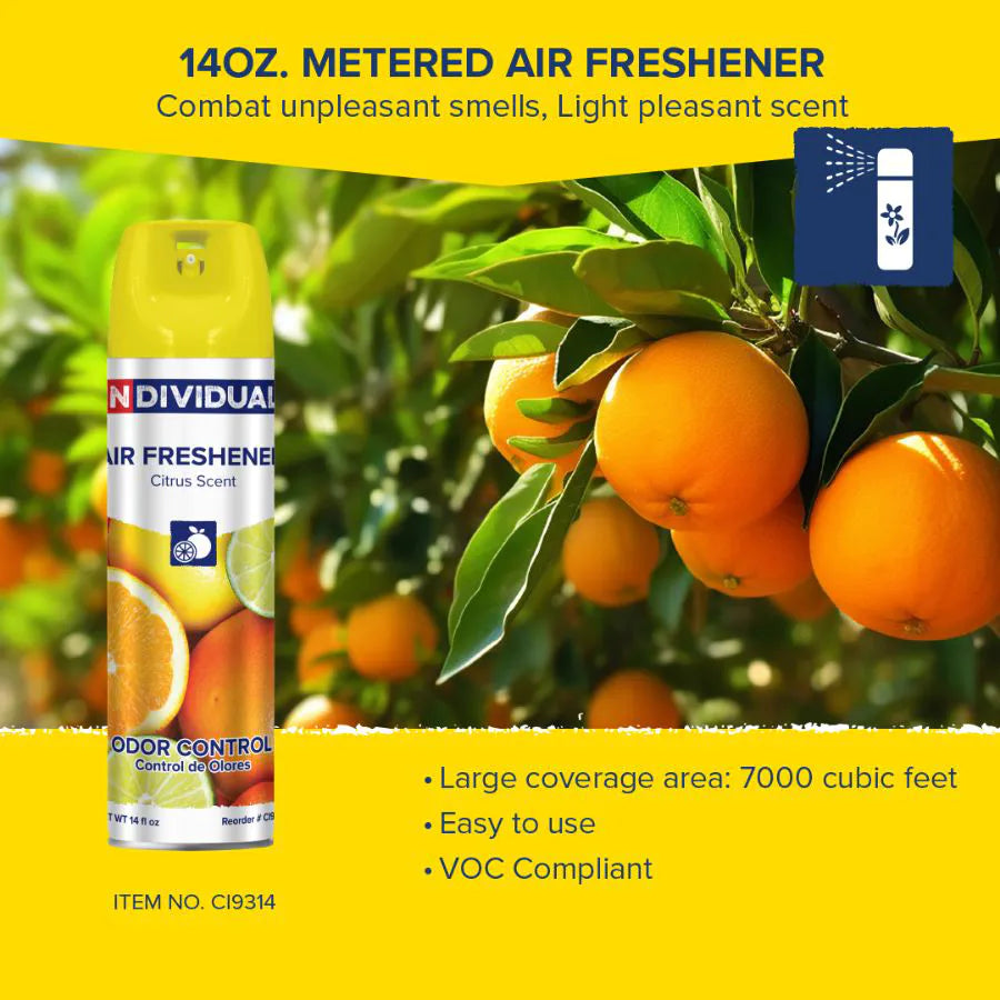 Air Freshener | Citrus 14 oz, 12 per case, VOC Compliant