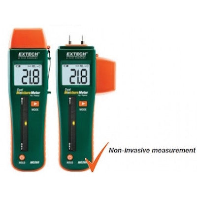 Extech Combination Pin/Pinless Moisture Meter for Wood/Building Materials