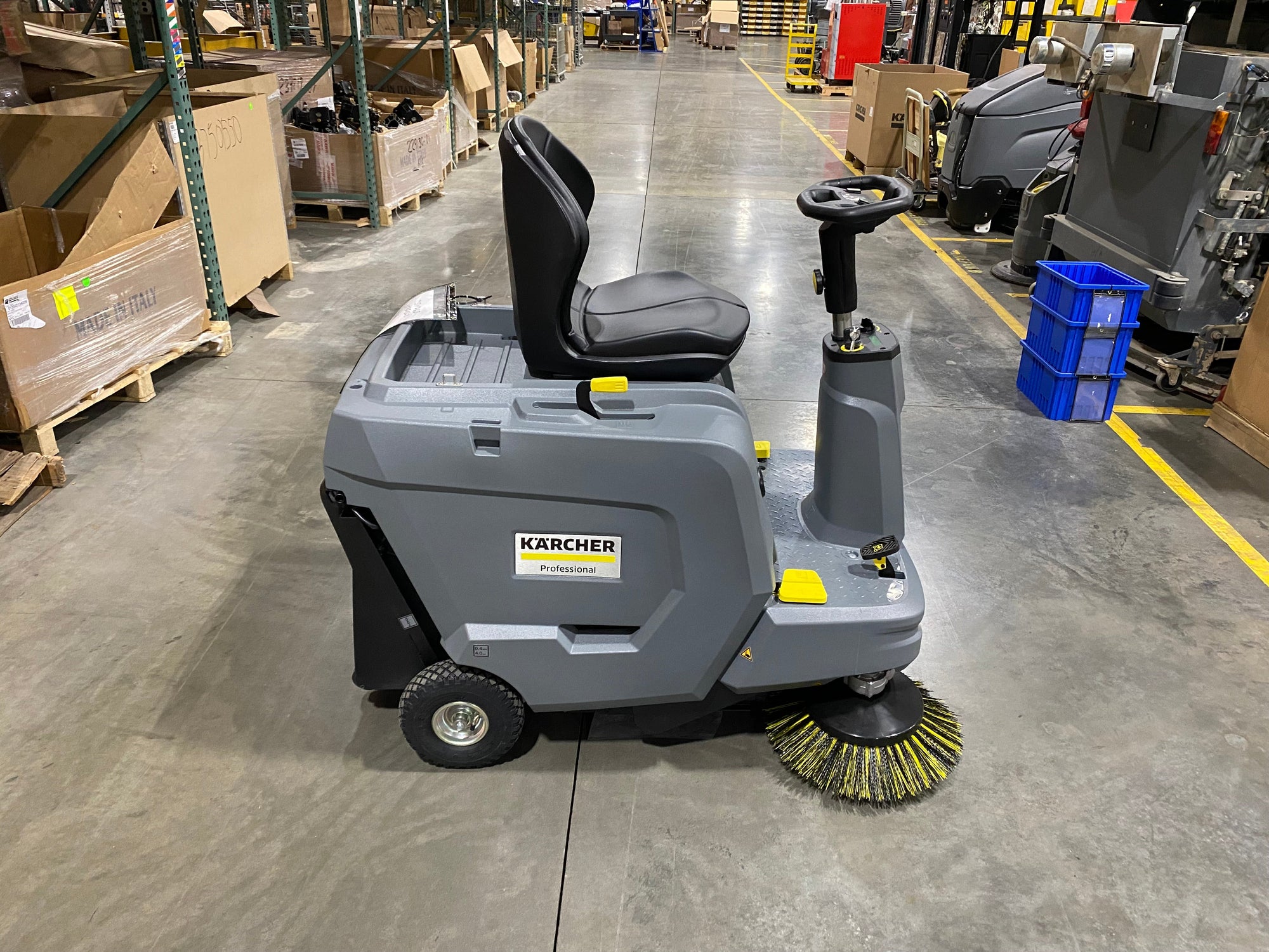 Refurbished Karcher KM 85/50 R BP, Floor Sweeper, 33", Battery, Ride on, 13 Gallon Hopper