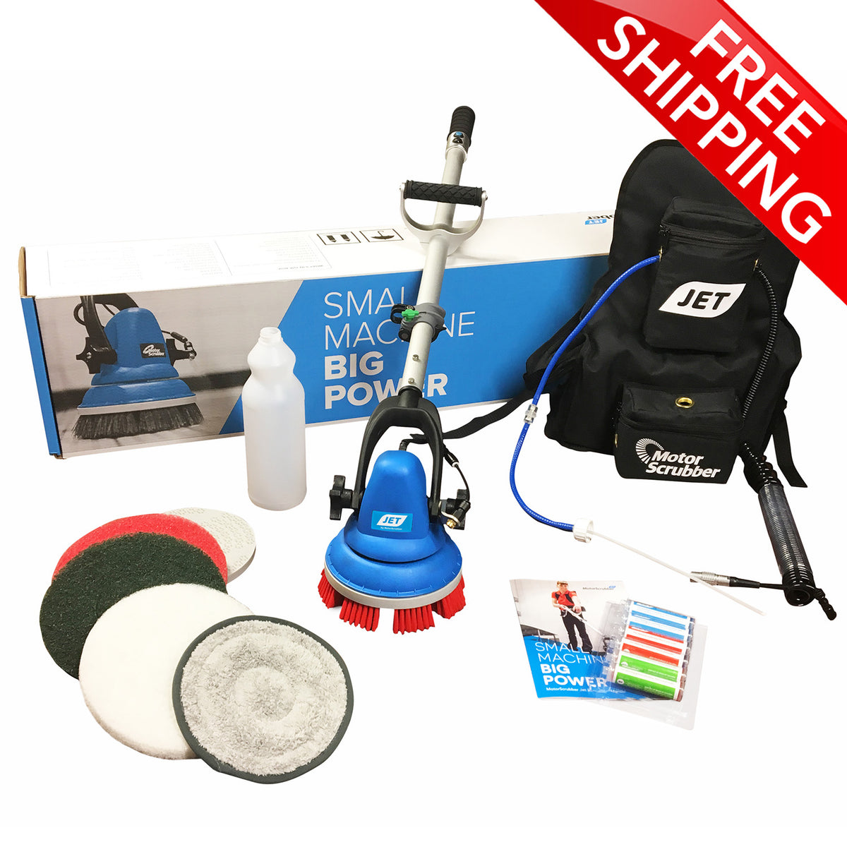 MotorScrubber JET Spray Injection Portable Cleaning Machine Startup Kit