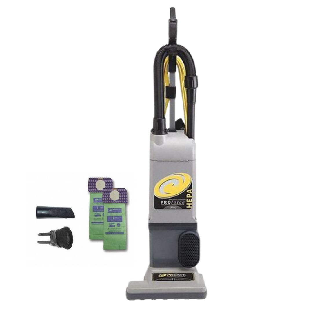 ProTeam ProForce 1200 XP HEPA Upright Vacuum w/ On Board Tools &amp; 2 Filter Bags