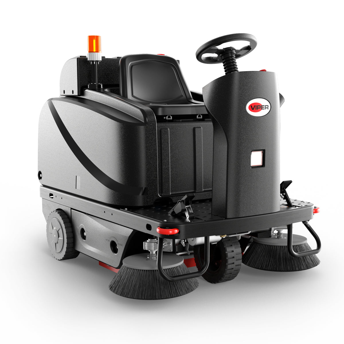 Viper ROS1300 53&quot; Ride-On Floor Sweeper with Dust Control