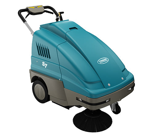 Tennant S7 | 28&quot; Walk Behind Floor Sweeper, Battery