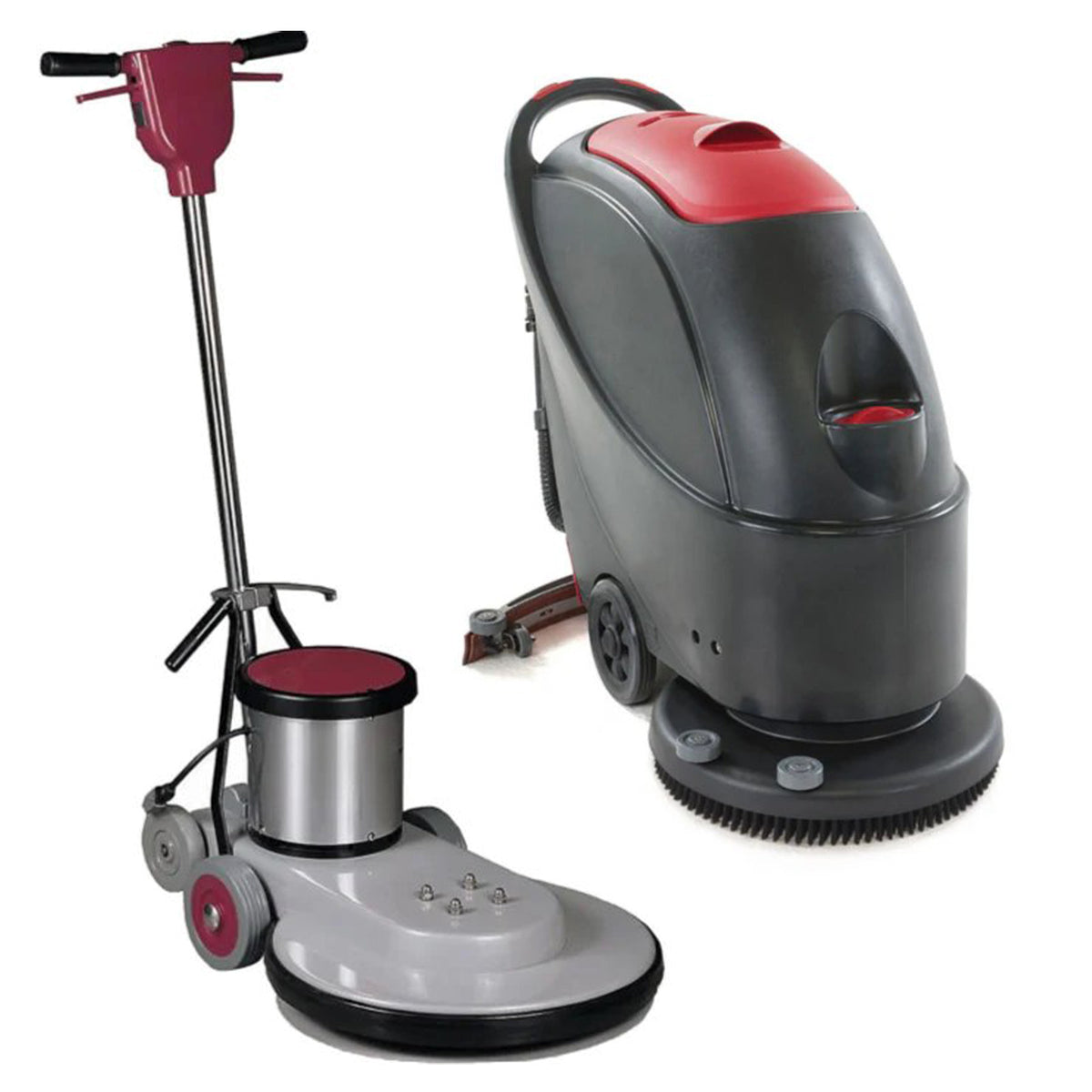 Sweep Scrub 17&quot; Floor Scrubber (SS430C) &amp; 20&quot; Floor Burnisher Package (SS1500)