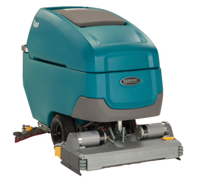 Refurbished Tennant T600e | 28&quot; Walk Behind Cylindrical Floor Sweeper-Scrubber, Battery