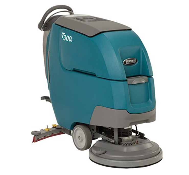 Refurbished Tennant T300e | 20&quot; Walk Behind Disk Floor Scrubber, Battery, Pad Assist