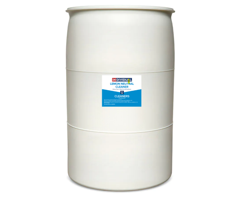 Neutral Cleaner| All Purpose Lemon- 55 Gallon Drum (Makes Up to 7,040 Gallons)