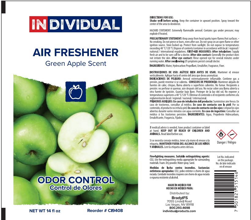 Air Freshener | Green Apple, 14 oz, 12 per case, VOC Compliant