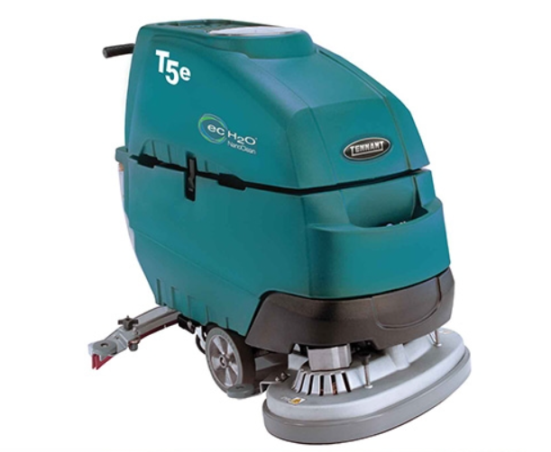 Refurbished Tennant T5E | 32&quot; Walk Behind Disk Floor Scrubber, Battery, Self Propel