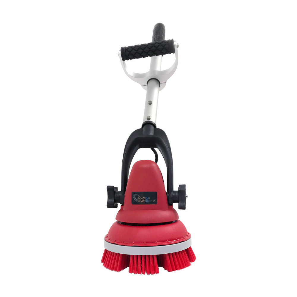 MotorScrubber Portable Floor Scrubber Cleaning Machine - Short Handle