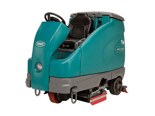 Refurbished Tennant T16 | 36" Ride-On Cylindrical Battery Sweeper-Scrubber